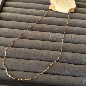 Primavera Necklaces Chain 14K Gold plated Sterling Silver 16in long Italy